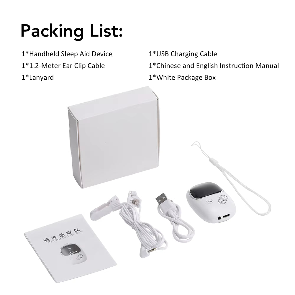 CES Smart Sleep Aid Ear Clip – Microcurrent Anxiety & Insomnia Relief Device