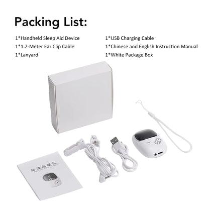 CES Smart Sleep Aid Ear Clip – Microcurrent Anxiety & Insomnia Relief Device