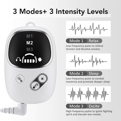 CES Smart Sleep Aid Ear Clip – Microcurrent Anxiety & Insomnia Relief Device