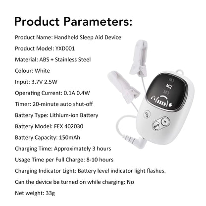 CES Smart Sleep Aid Ear Clip – Microcurrent Anxiety & Insomnia Relief Device